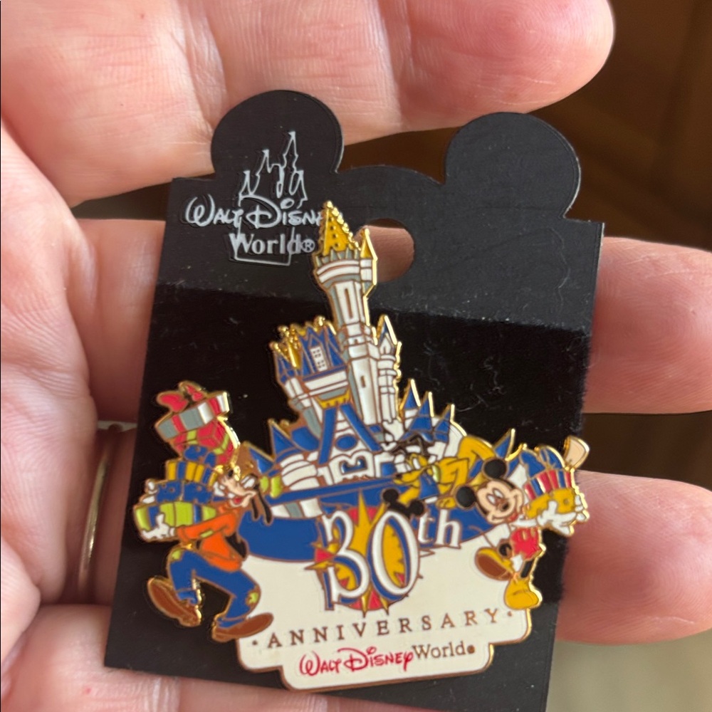 Disney Black and White Pin Backing